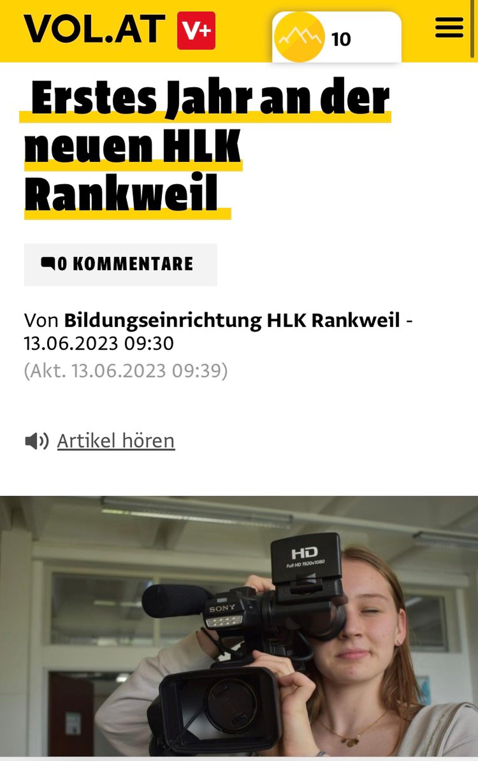 Kreative Köpfe und tolle Bilder: Die erste Klasse des neuen Medienzweigs der HLK in Rankweil zeigt, was sie draufhat!